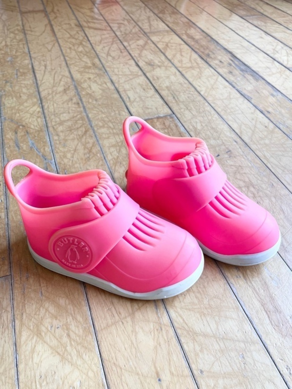 Butler Pink Waterproof Kids’ Boots Size 12